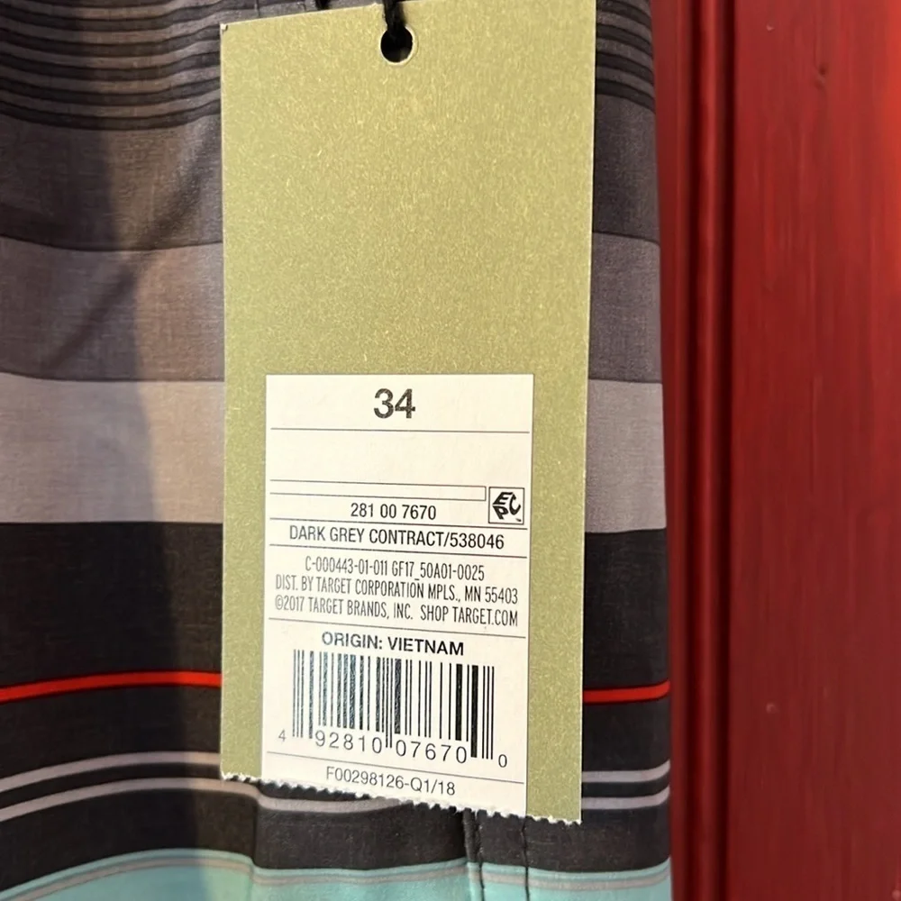 NWT Men’s Goodfellow Hybrid Swim Shorts 34